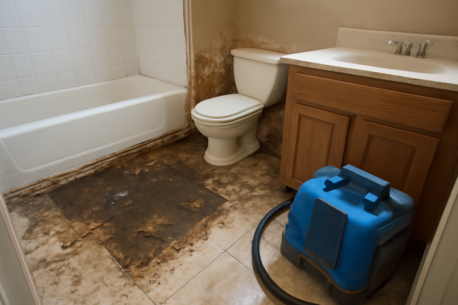 Bathroom Water Removal in Clute, TX
