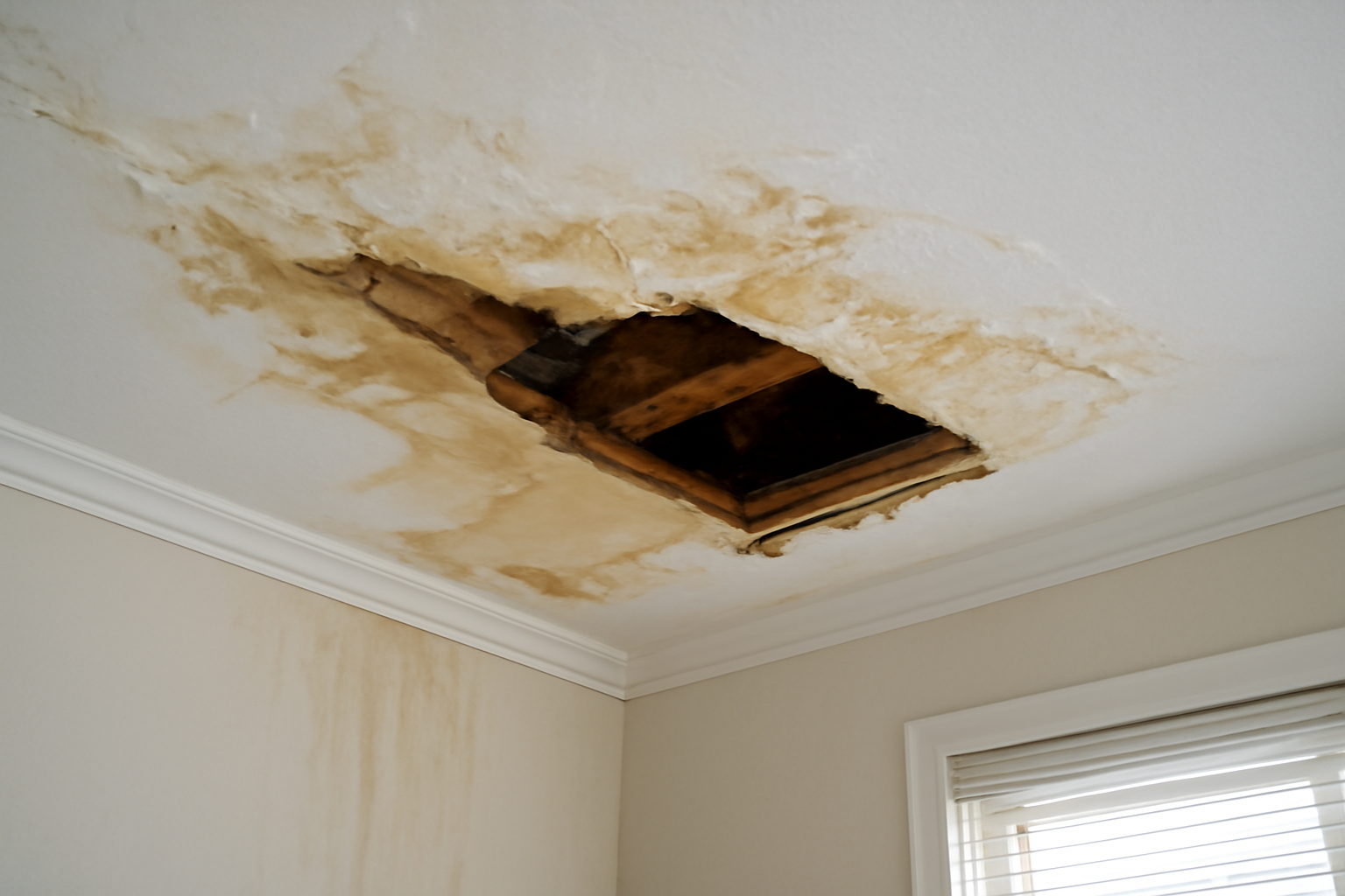Ceiling Water Damage Repair in Clute, TX