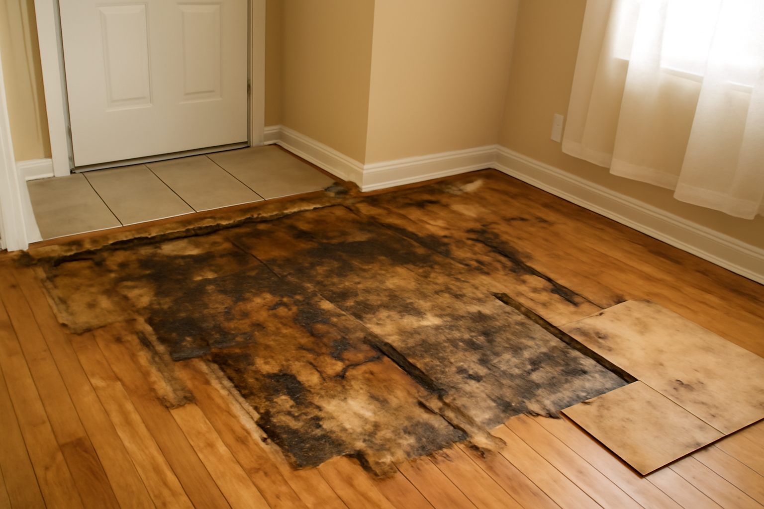 Flooring Replacement After Water Damage in Clute, TX