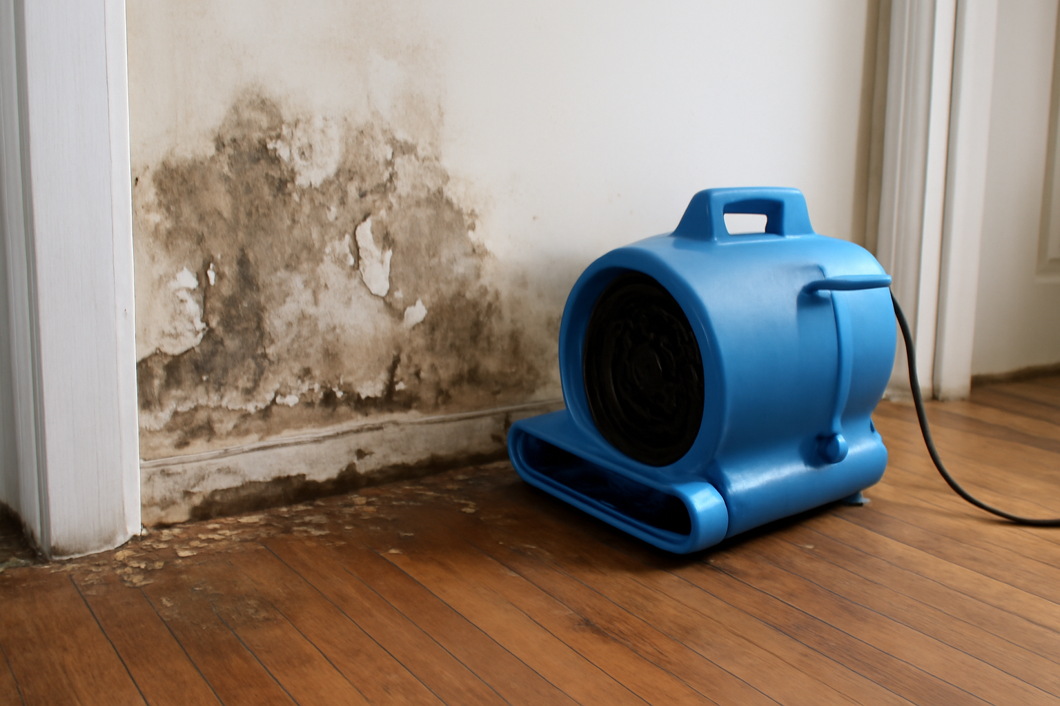 High-Velocity Air Mover Drying in Clute, TX