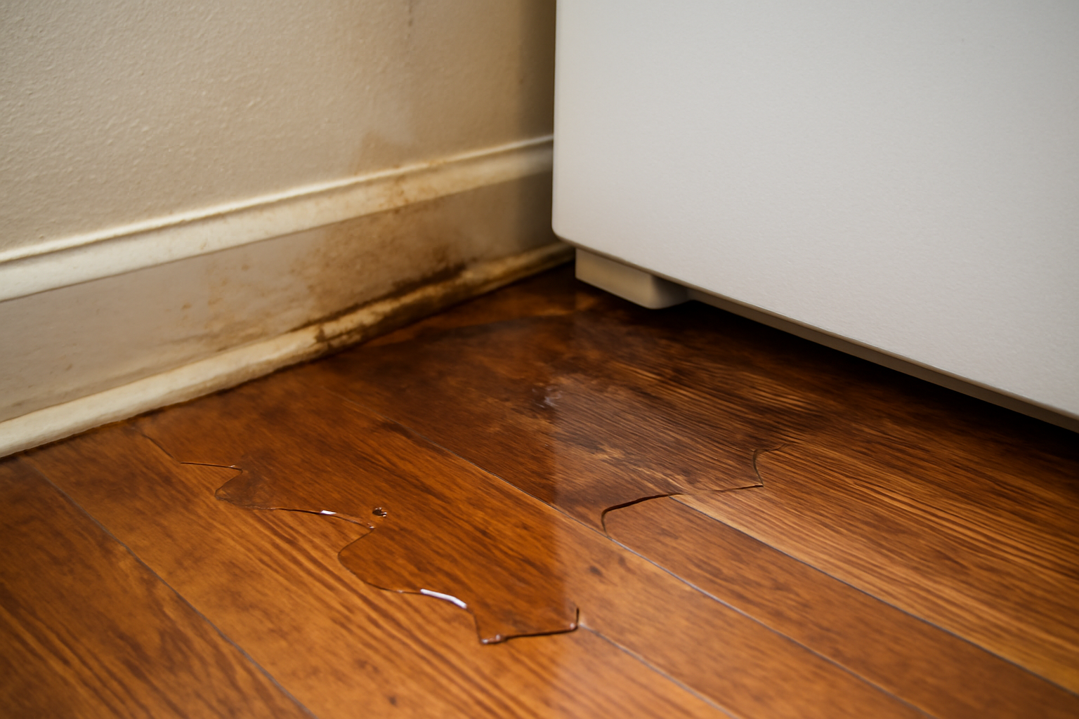 Ice Maker Line Leak Water Removal in Clute, TX