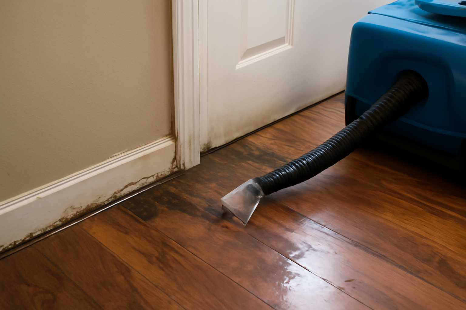 Laminate Floor Water Extraction in Clute, TX