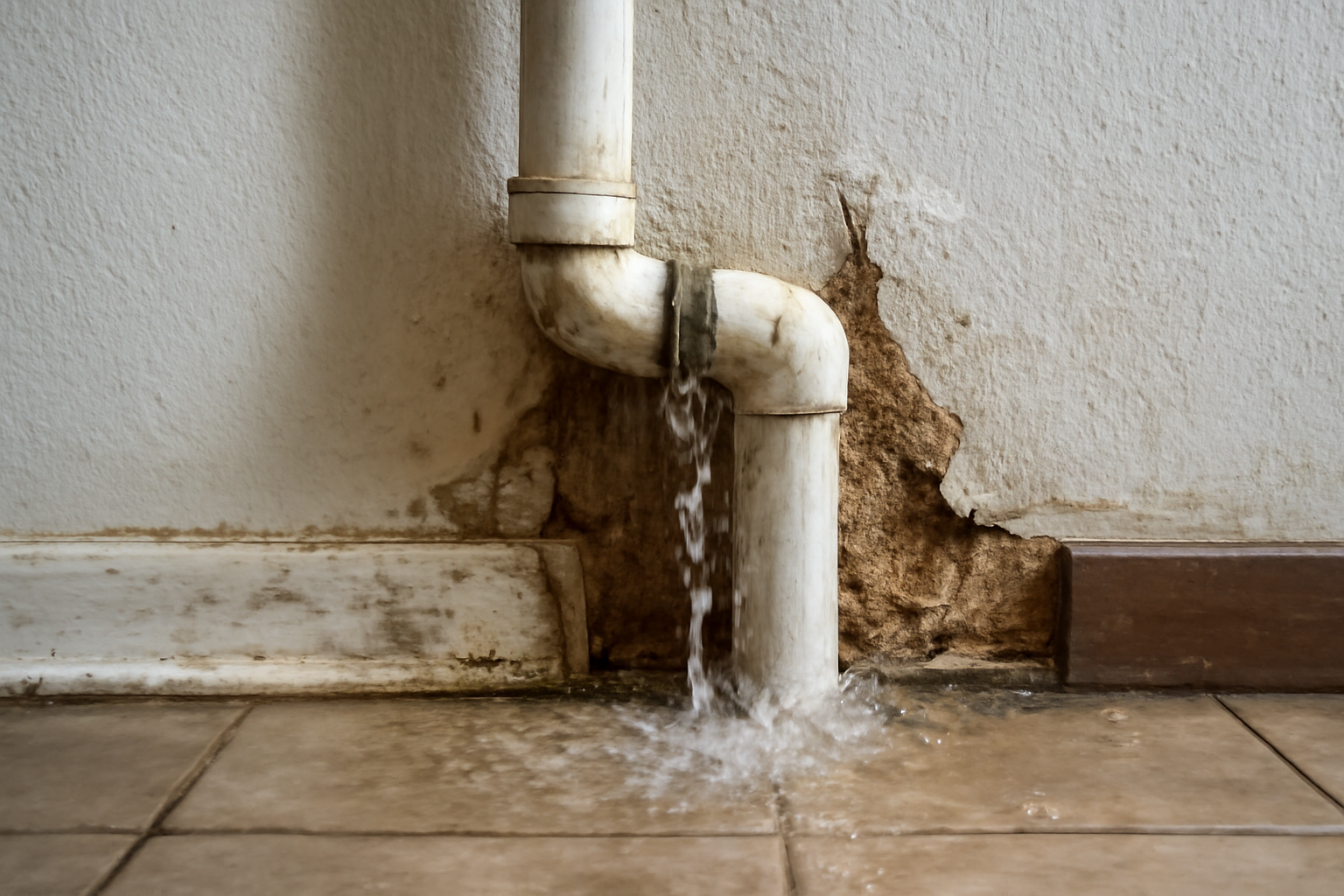 Leaking Pipe Water Removal in Clute, TX