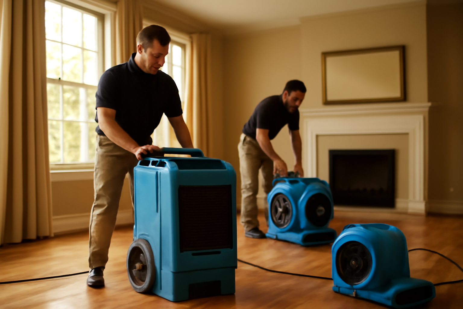 Water damage restoration service