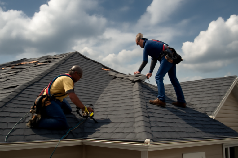 Storm damage repair service