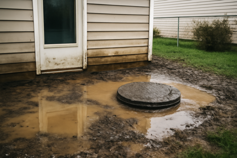Septic Tank Backup Water Removal