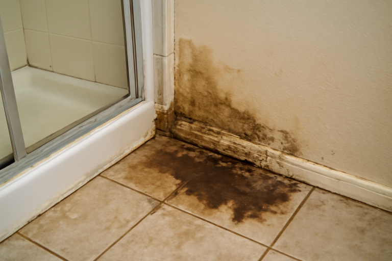 Shower Leak Water Removal