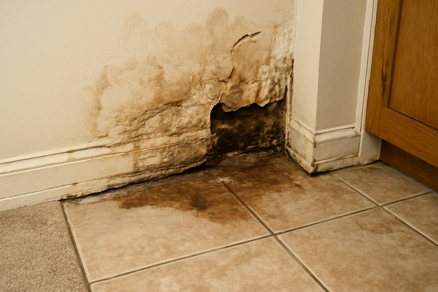 Slab Leak Water Removal in Dayton, TX