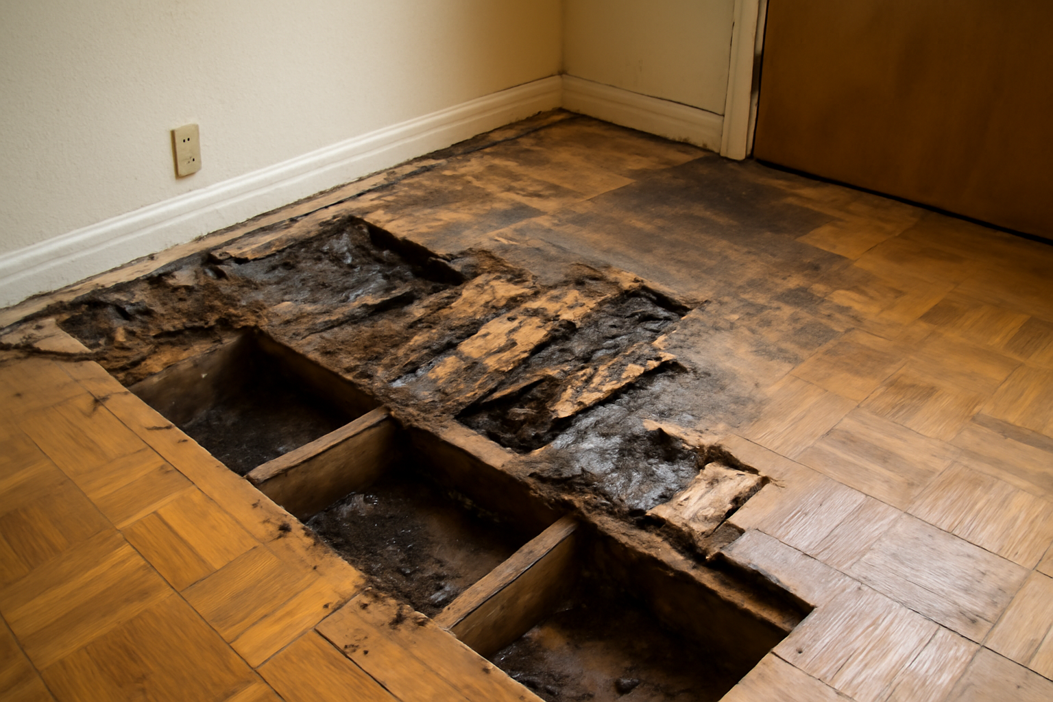 Subfloor Water Damage Repair in Cloverleaf, TX