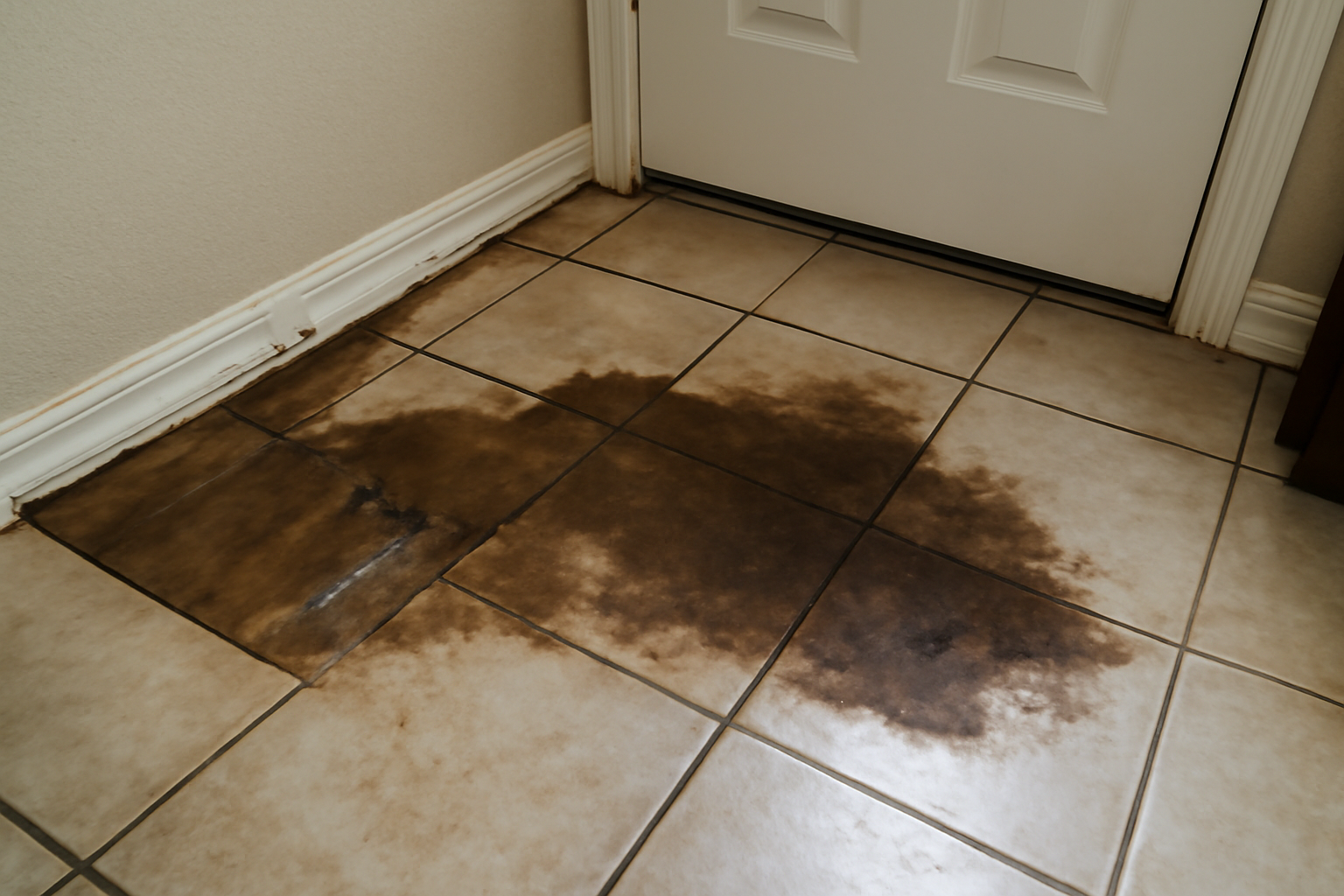 Tile Floor Water Damage Restoration in Clute, TX