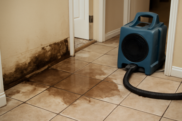 Tile Floor Water Extraction