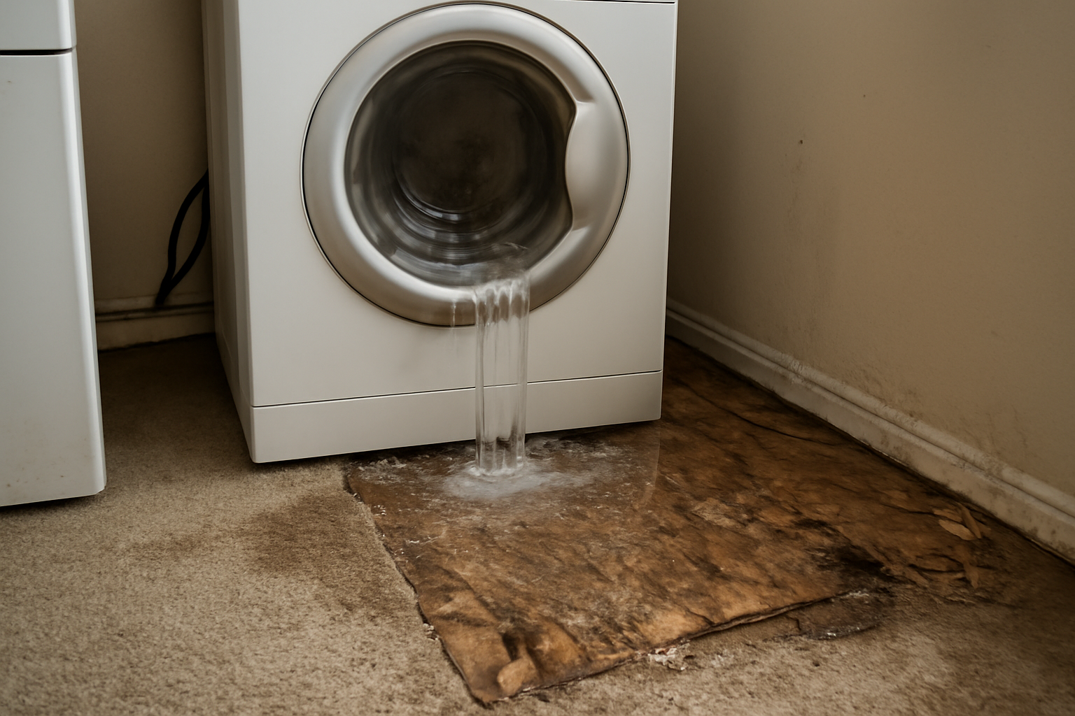 Washing Machine Overflow Water Removal in Clute, TX